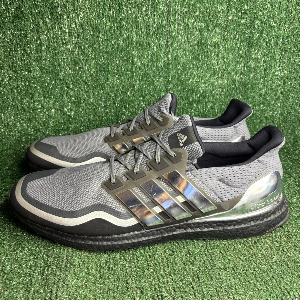 NEW Adidas Ultraboost MTL Running Athletic Sneaker Metallic Silver Mens Size 18